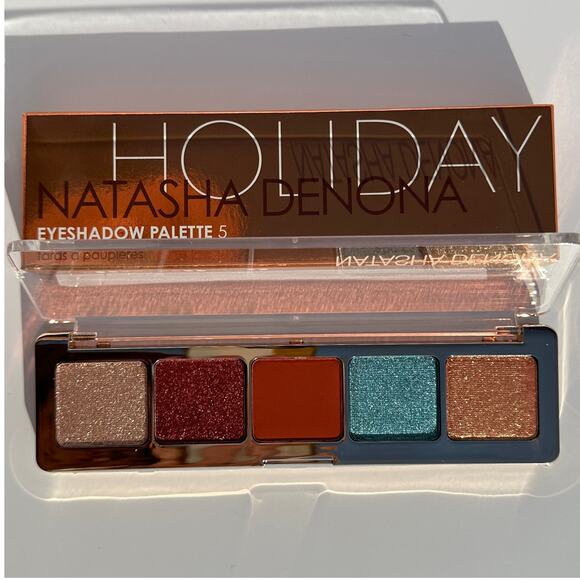 Natasha Denona Set of 2 Holiday Eyeshadow Palette 5 Joya & Aeris Limited Ed NIB - Picture 8 of 13